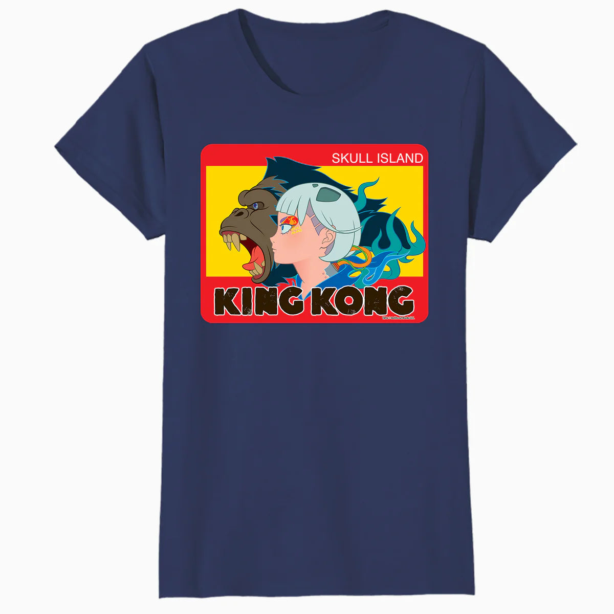 King Kong Skull Island Mitsume Character Pose Anime Classic Official Women's T-Shirt