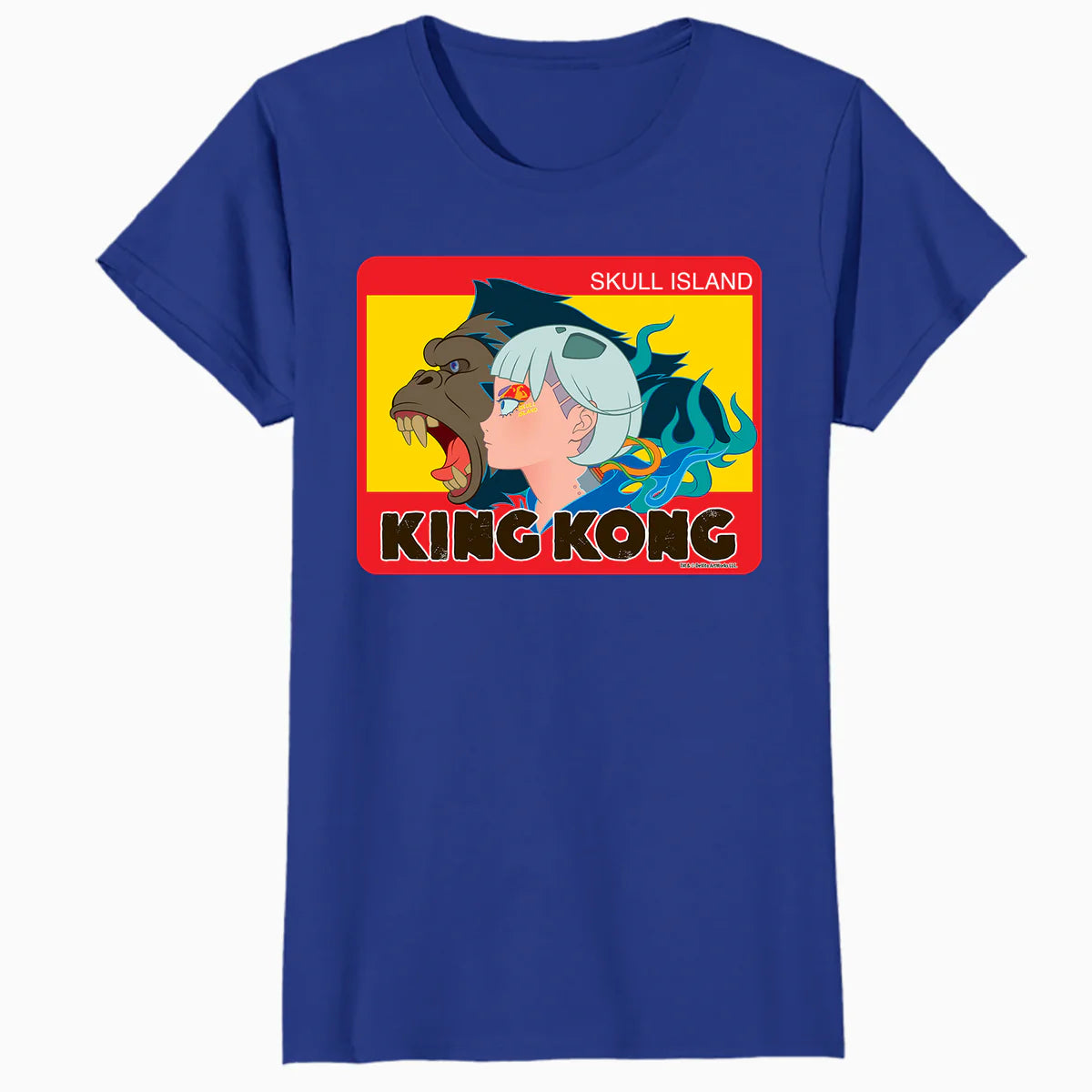 King Kong Skull Island Mitsume Character Pose Anime Classic Official Women's T-Shirt