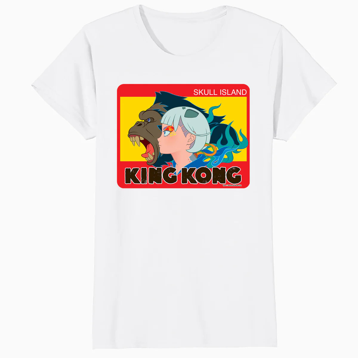 King Kong Skull Island Mitsume Character Pose Anime Classic Official Women's T-Shirt