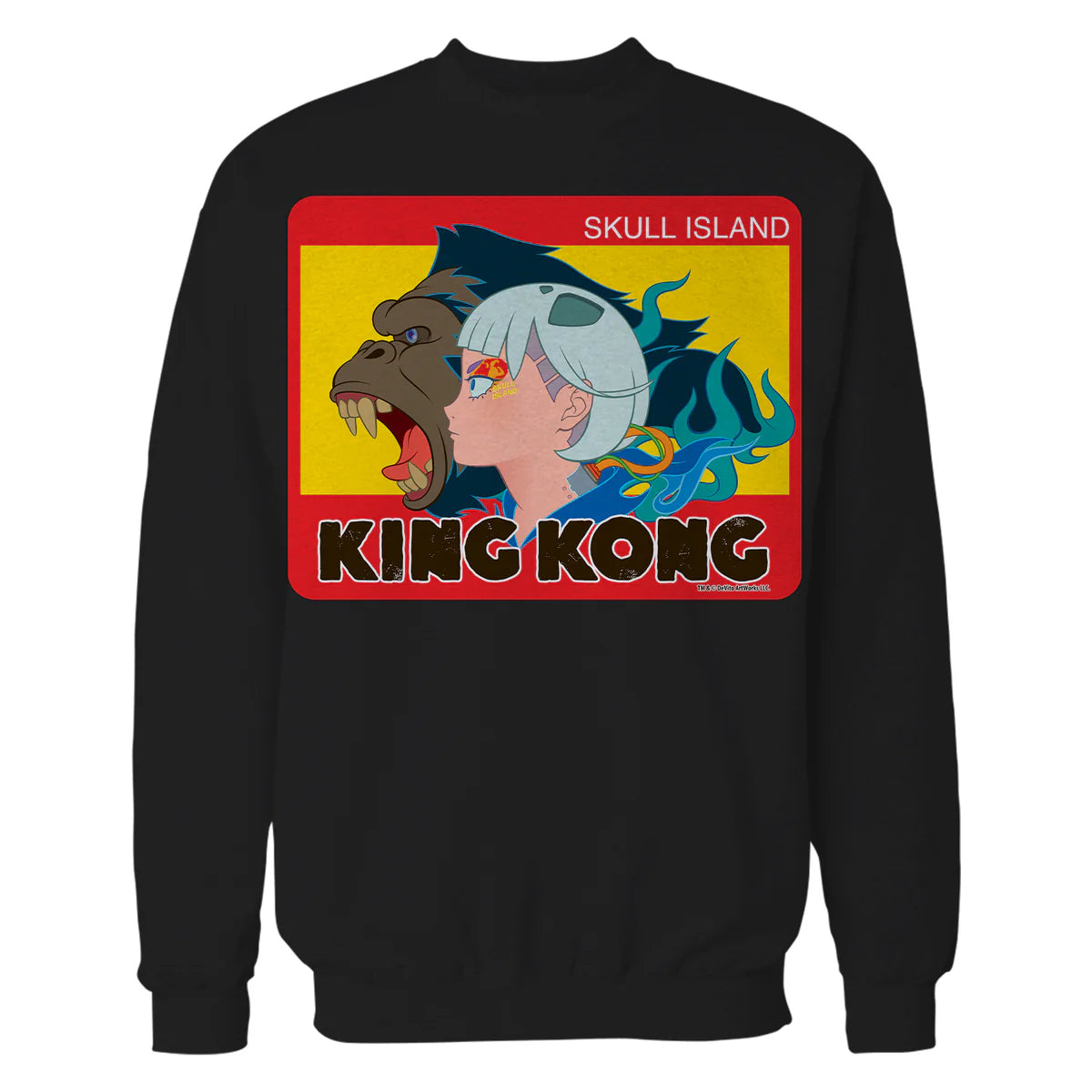 King Kong Skull Island Mitsume Character Pose Anime Classic Official Sweatshirt