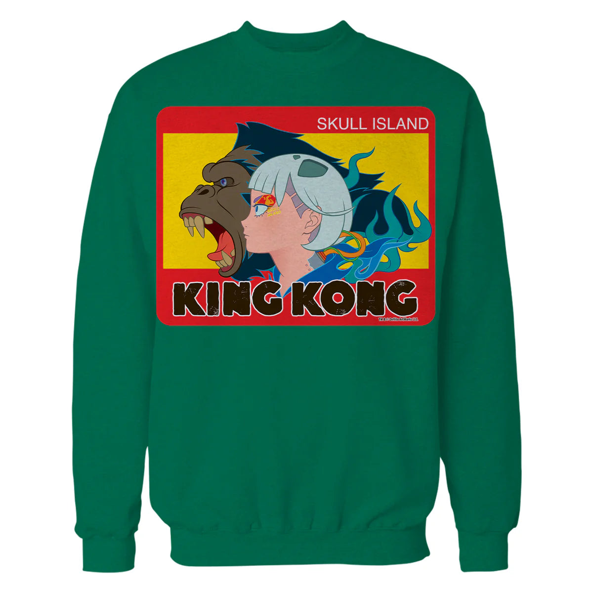 King Kong Skull Island Mitsume Character Pose Anime Classic Official Sweatshirt