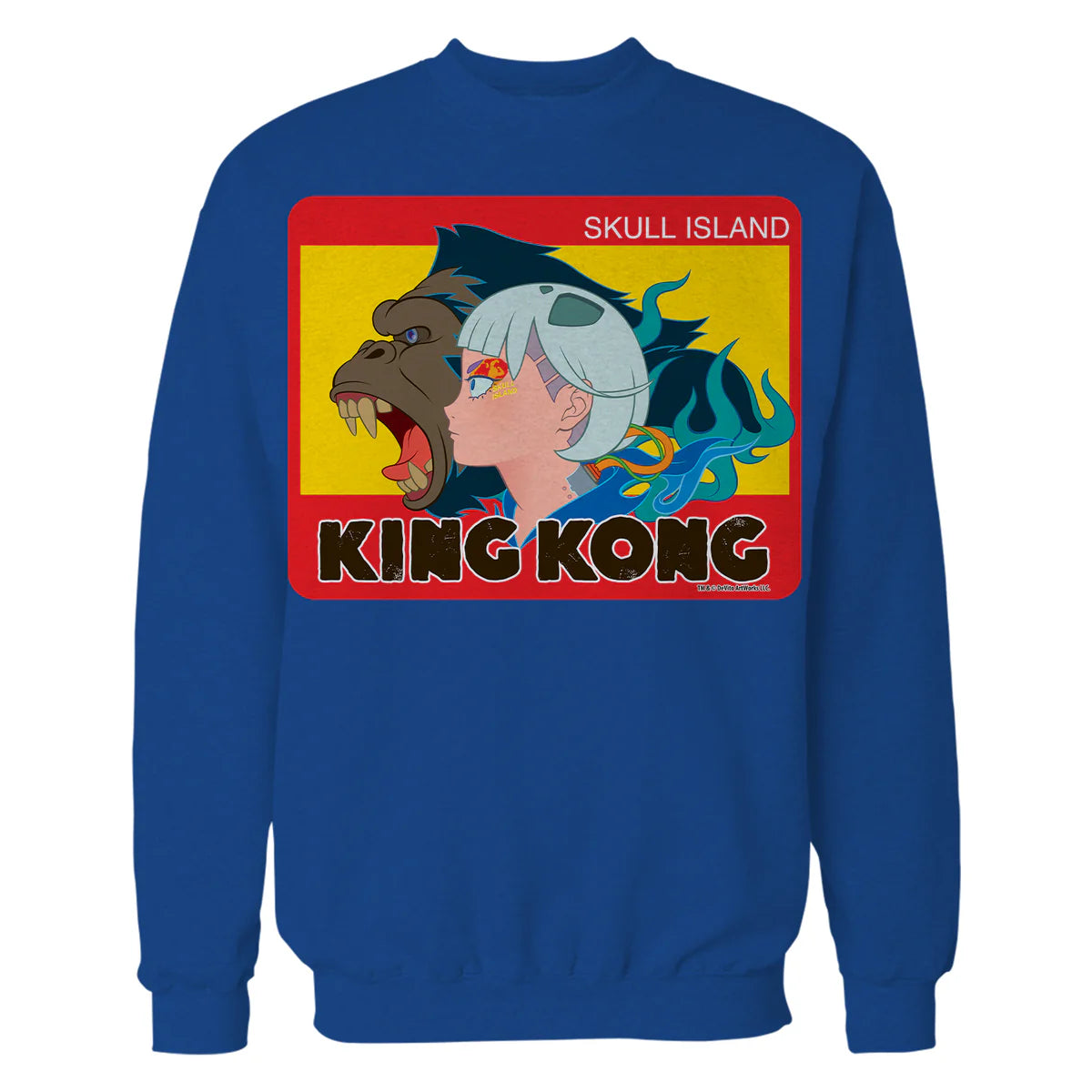 King Kong Skull Island Mitsume Character Pose Anime Classic Official Sweatshirt