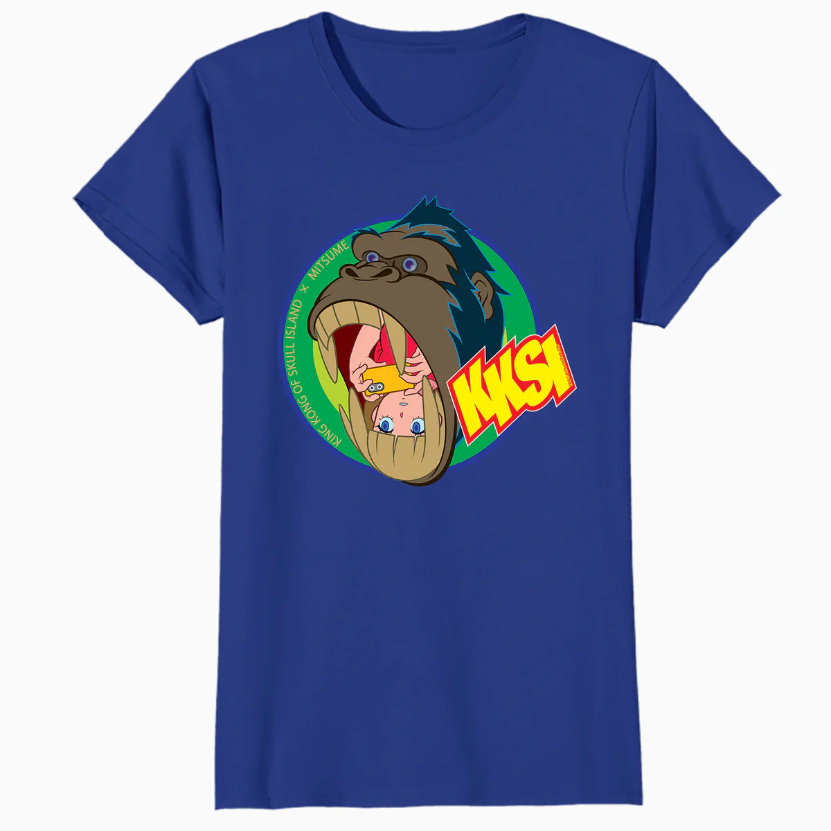 King Kong Skull Island Mitsume Gorilla Pose Anime Classic Official Women's T-Shirt
