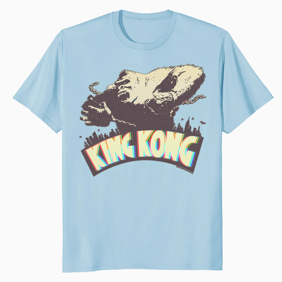 King Kong Skull Island MonsterVerse Classic Movie Retro Logo Official Men's T-Shirt