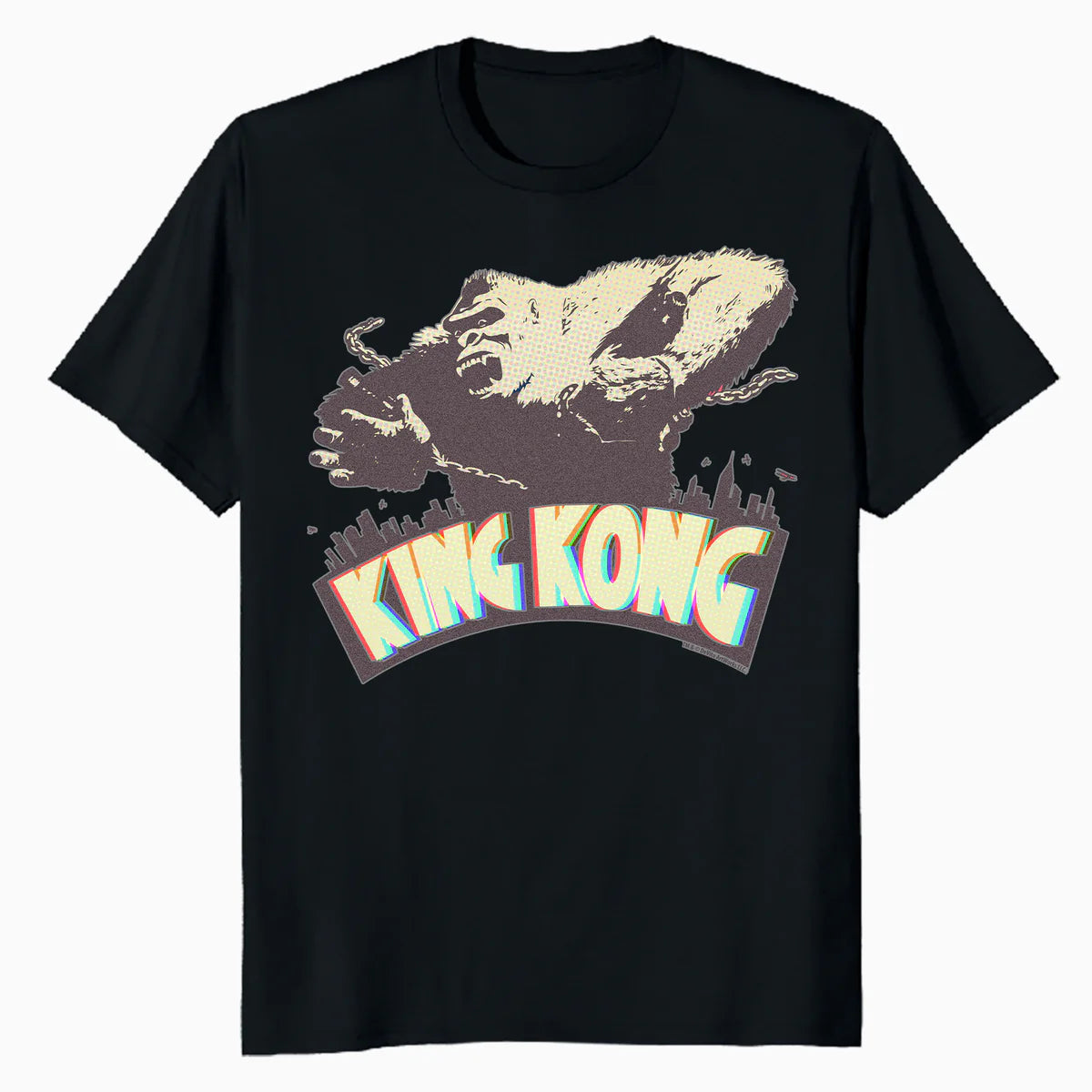 King Kong Skull Island MonsterVerse Classic Movie Retro Logo Official Men's T-Shirt