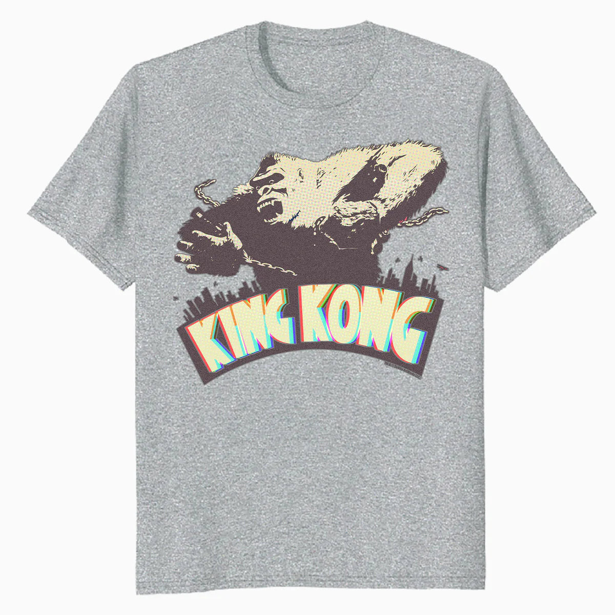 King Kong Skull Island MonsterVerse Classic Movie Retro Logo Official Men's T-Shirt