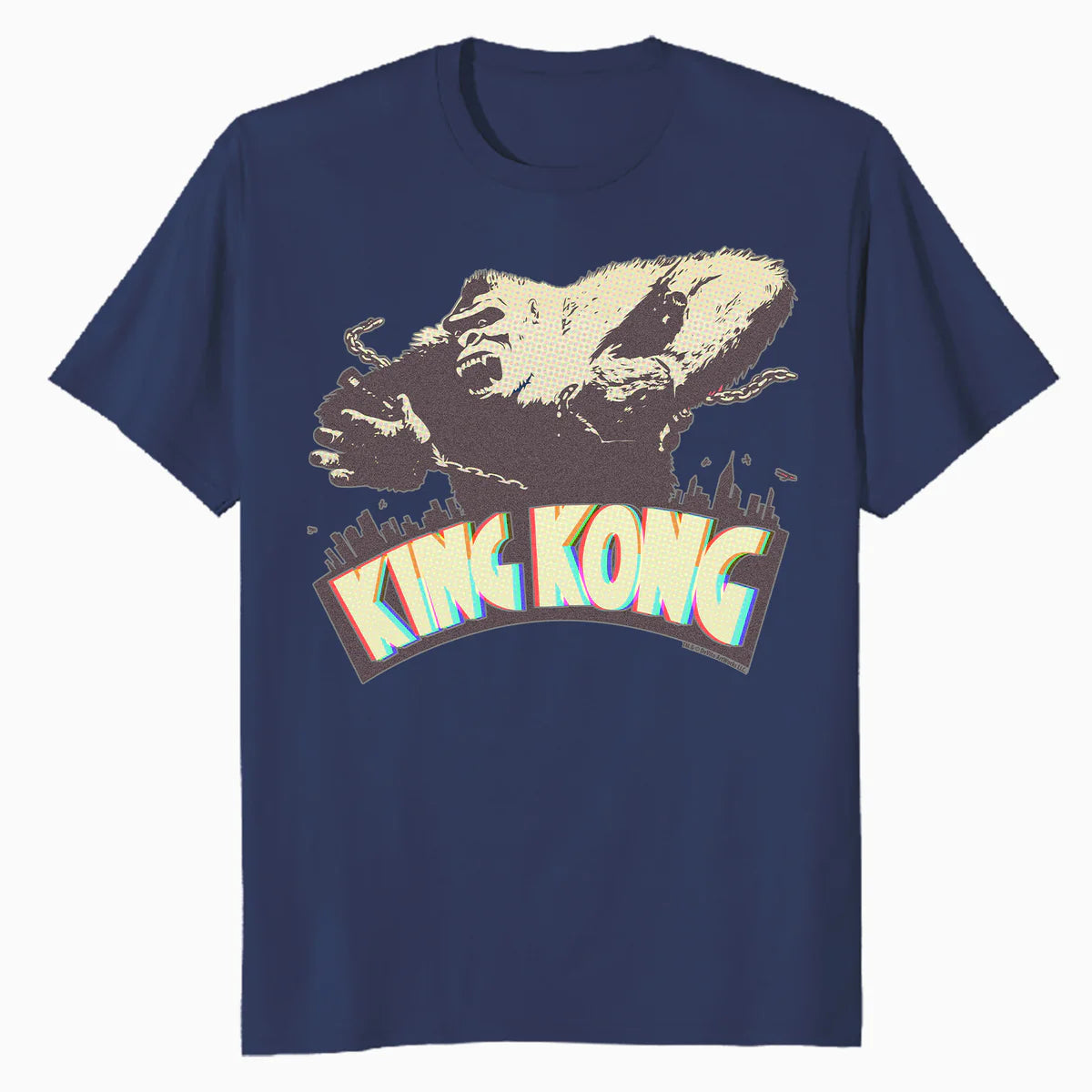 King Kong Skull Island MonsterVerse Classic Movie Retro Logo Official Men's T-Shirt