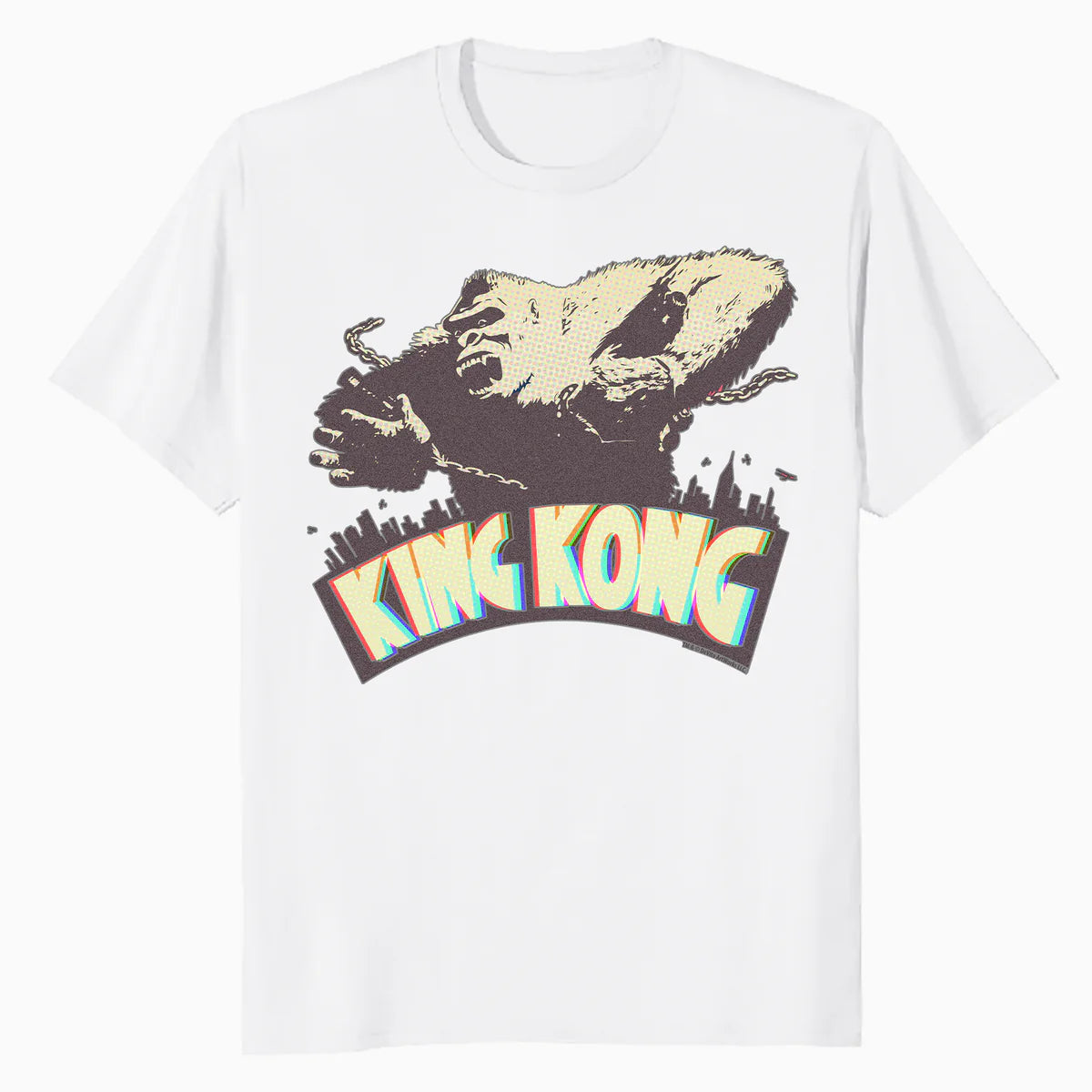 King Kong Skull Island MonsterVerse Classic Movie Retro Logo Official Men's T-Shirt