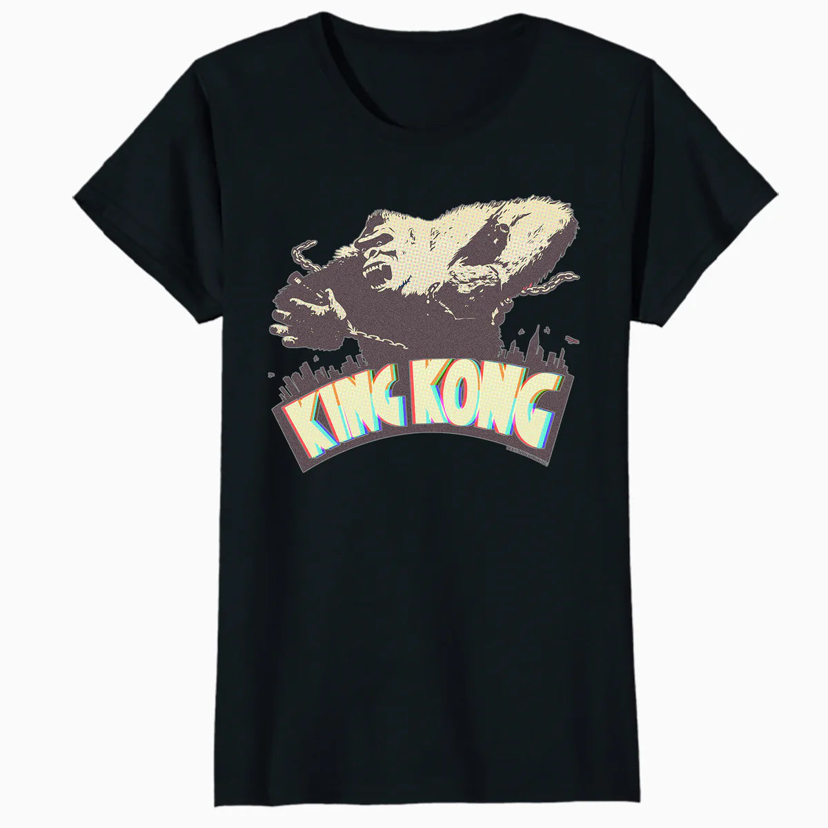 King Kong Skull Island MonsterVerse Classic Movie Retro Logo Official Women's T-Shirt