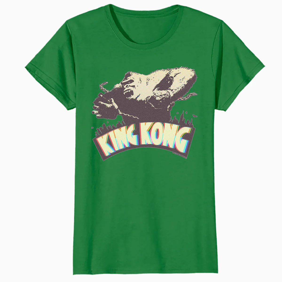 King Kong Skull Island MonsterVerse Classic Movie Retro Logo Official Women's T-Shirt