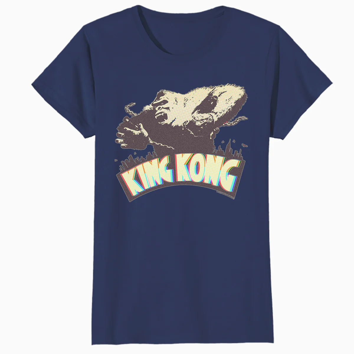 King Kong Skull Island MonsterVerse Classic Movie Retro Logo Official Women's T-Shirt