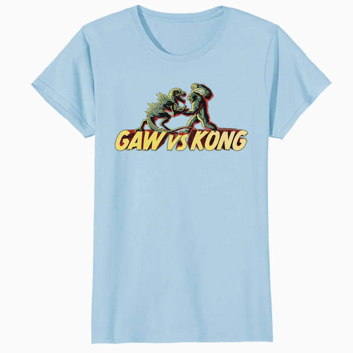 King Kong Skull Island Vs Gaw MonsterVerse Mash Stencil Geek Official Women's T-Shirt