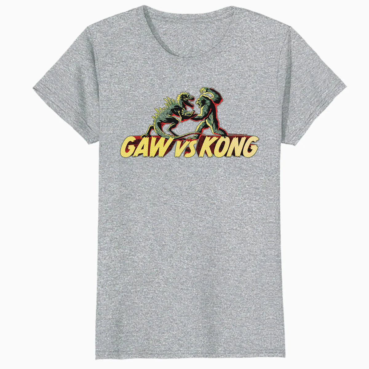 King Kong Skull Island Vs Gaw MonsterVerse Mash Stencil Geek Official Women's T-Shirt