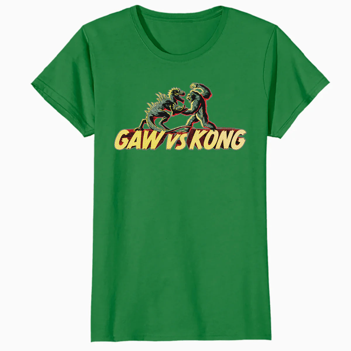 King Kong Skull Island Vs Gaw MonsterVerse Mash Stencil Geek Official Women's T-Shirt