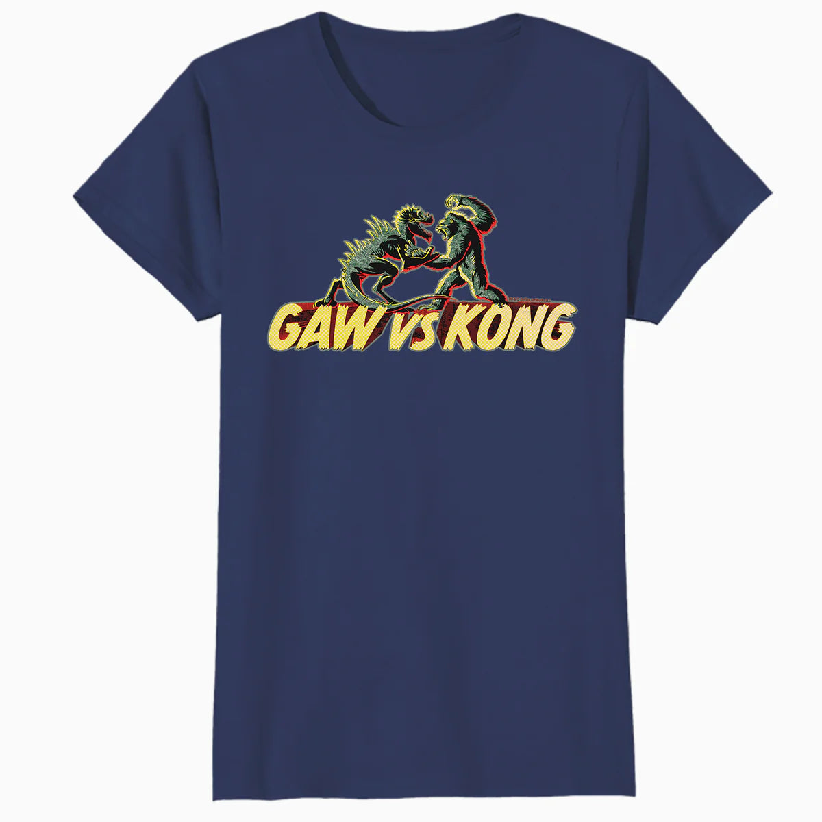King Kong Skull Island Vs Gaw MonsterVerse Mash Stencil Geek Official Women's T-Shirt