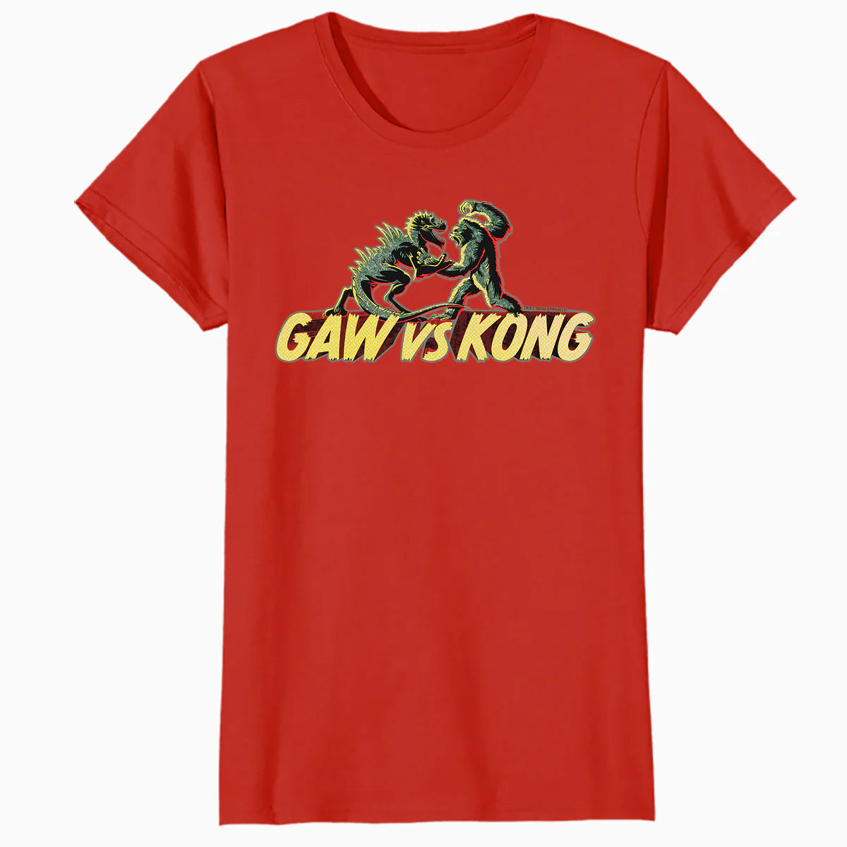 King Kong Skull Island Vs Gaw MonsterVerse Mash Stencil Geek Official Women's T-Shirt