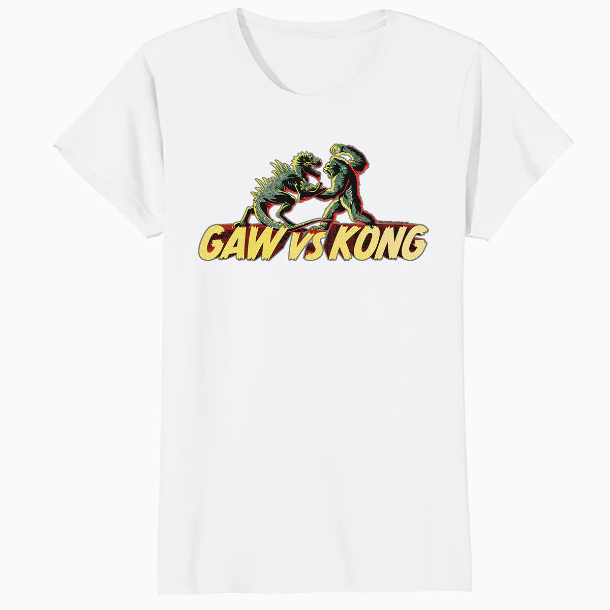 King Kong Skull Island Vs Gaw MonsterVerse Mash Stencil Geek Official Women's T-Shirt