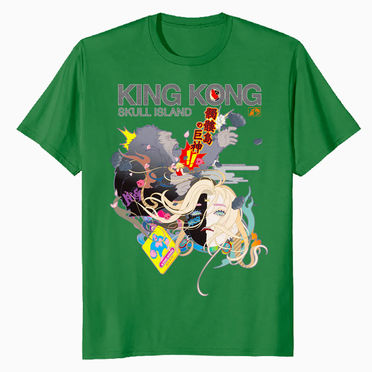 King Kong Skull Island X Mitsume Anime Manga Cyberpunk Kaiju Official Men's T-Shirt