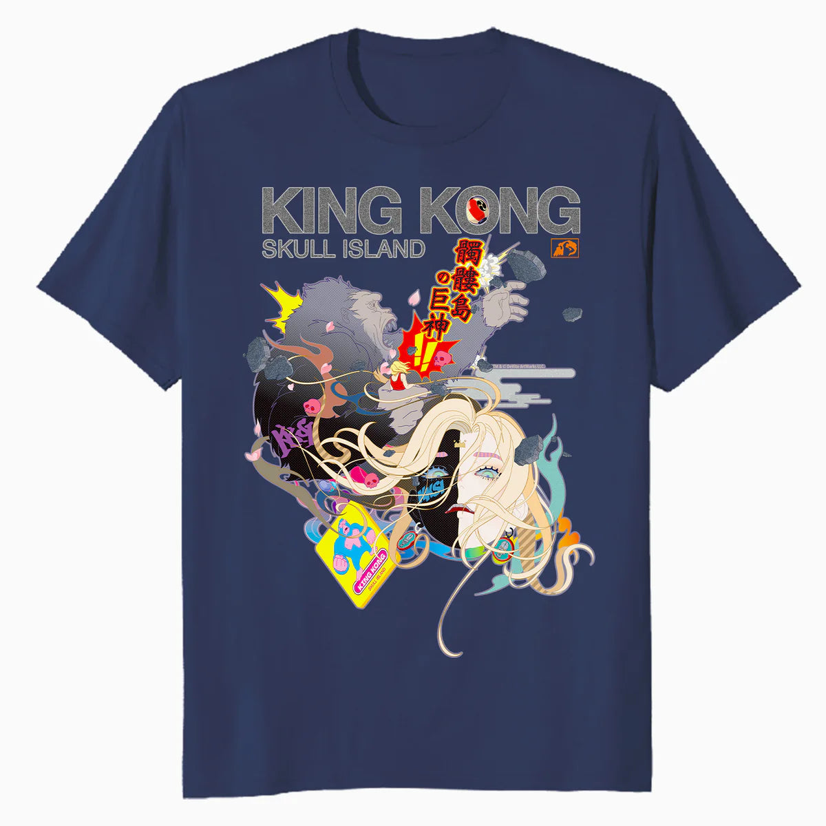 King Kong Skull Island X Mitsume Anime Manga Cyberpunk Kaiju Official Men's T-Shirt