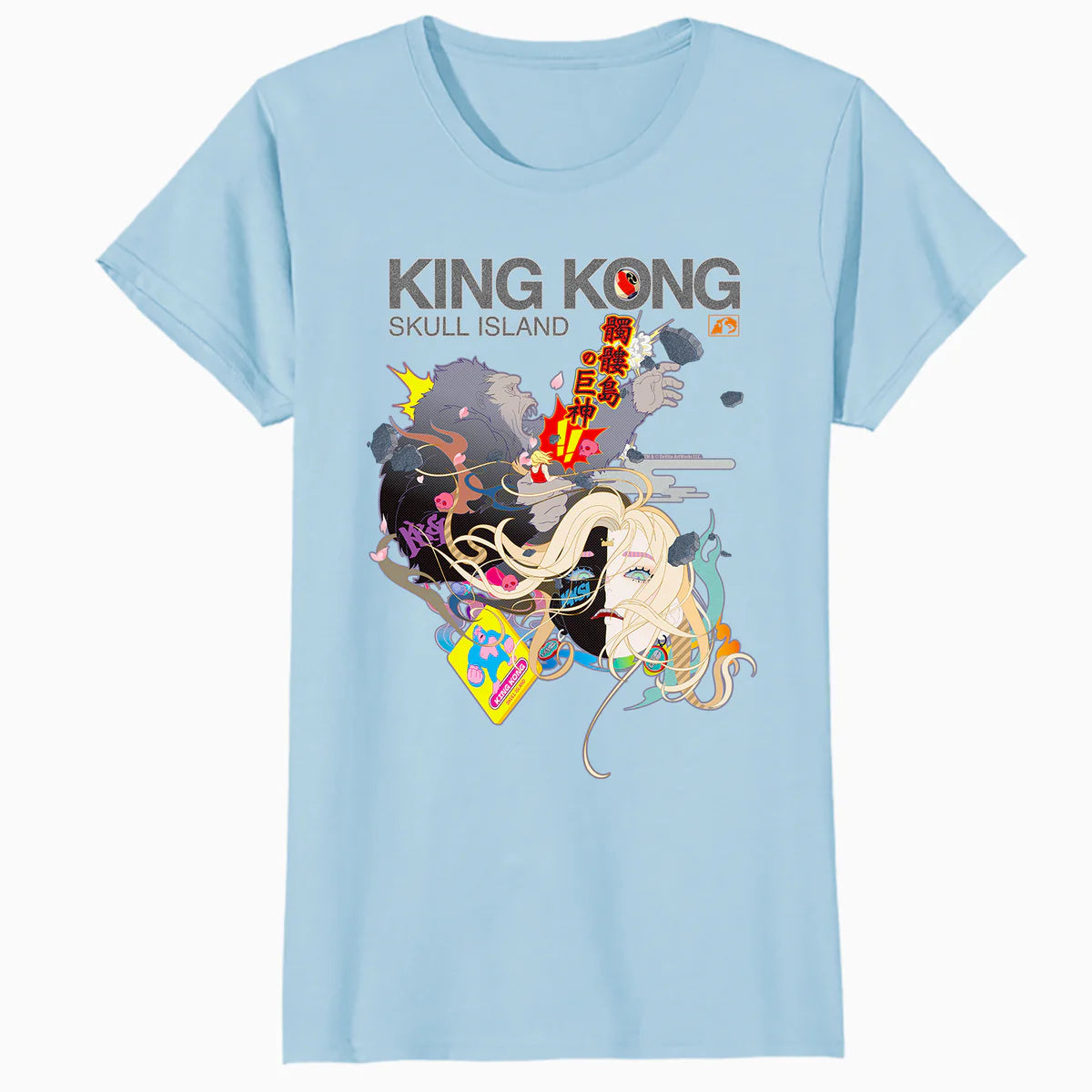 King Kong Skull Island X Mitsume Anime Manga Cyberpunk Kaiju Official Women's T-Shirt