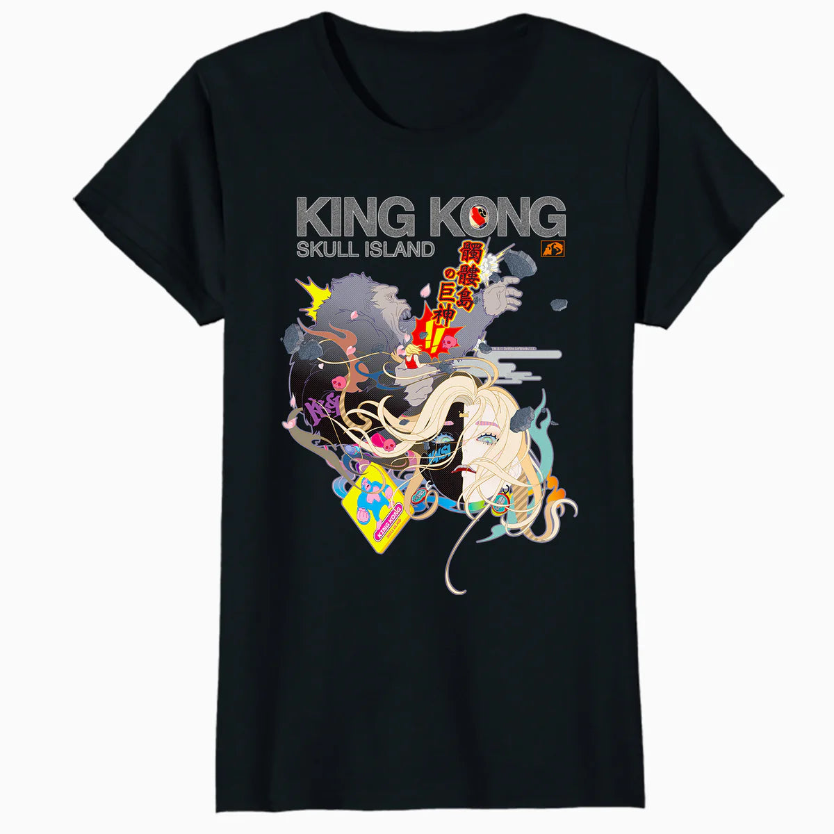 King Kong Skull Island X Mitsume Anime Manga Cyberpunk Kaiju Official Women's T-Shirt