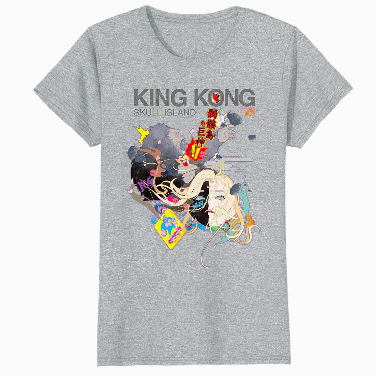 King Kong Skull Island X Mitsume Anime Manga Cyberpunk Kaiju Official Women's T-Shirt