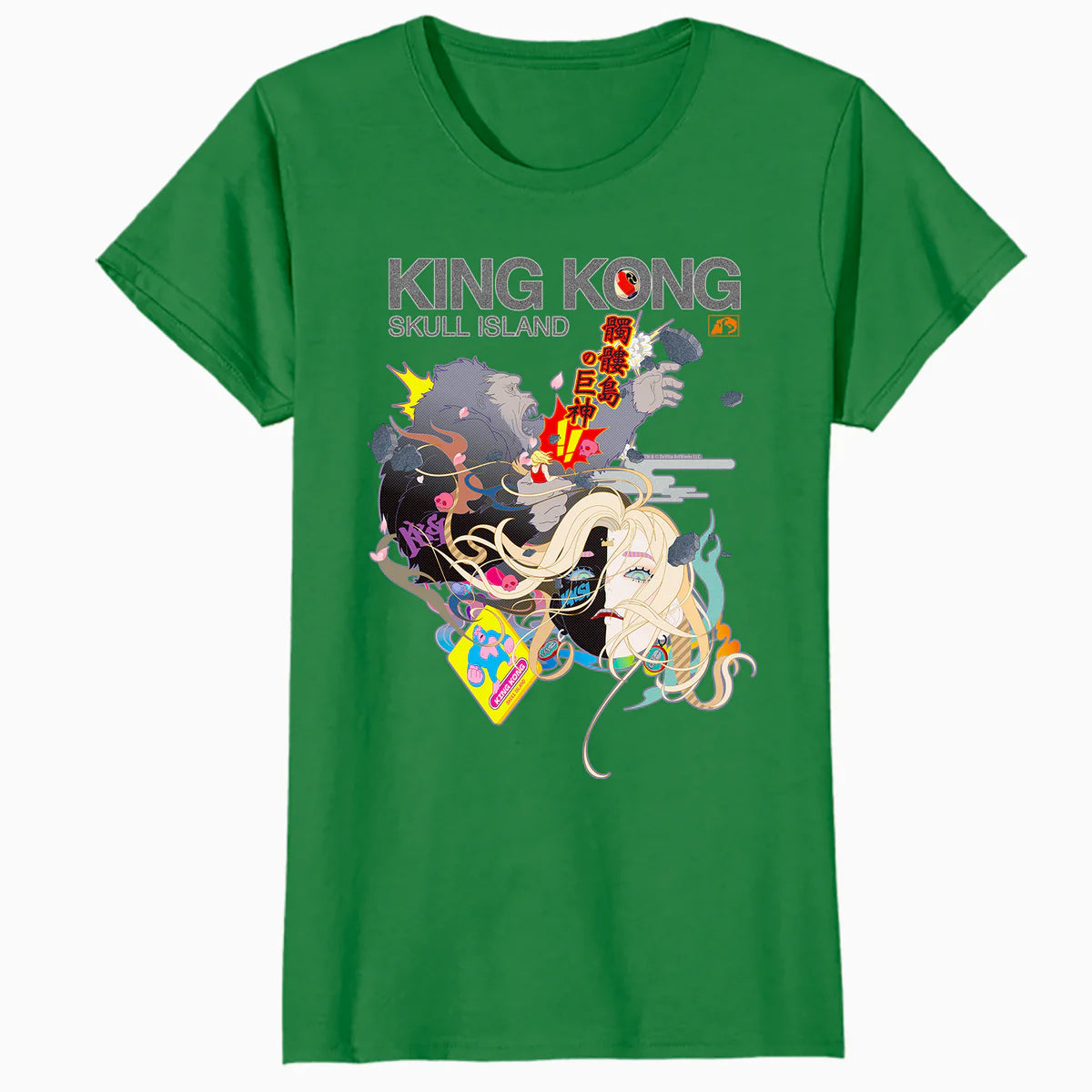 King Kong Skull Island X Mitsume Anime Manga Cyberpunk Kaiju Official Women's T-Shirt