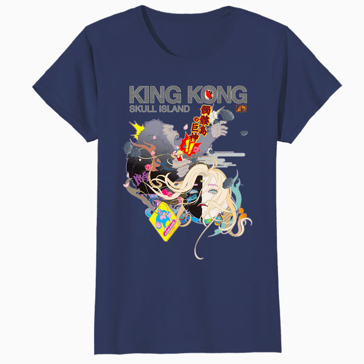 King Kong Skull Island X Mitsume Anime Manga Cyberpunk Kaiju Official Women's T-Shirt