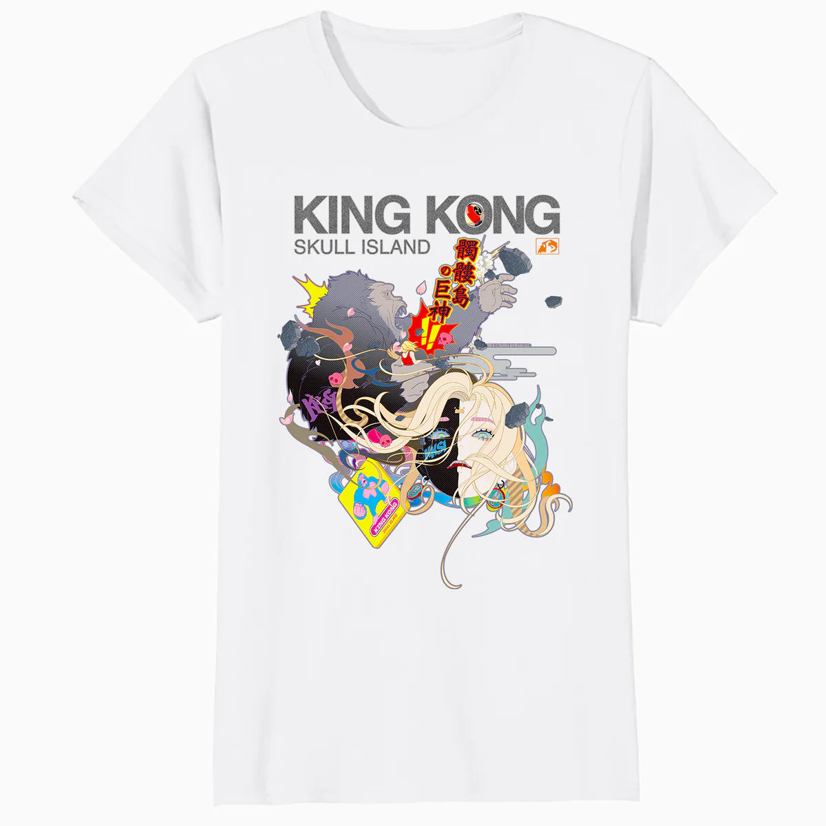 King Kong Skull Island X Mitsume Anime Manga Cyberpunk Kaiju Official Women's T-Shirt