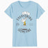 Peanuts Charlie Brown Bad Day Bright Side Lol Nervous Stressed Retro Official Women's SKINNY FIT T-Shirt