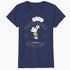 Peanuts Charlie Brown Bad Day Bright Side Lol Nervous Stressed Retro Official Women's SKINNY FIT T-Shirt