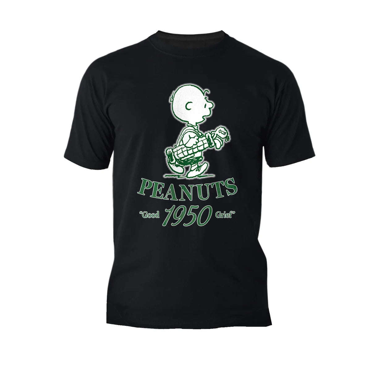 Peanuts Charlie Brown Good Grief Classic Comic Golf Retro Cartoon Official Men's T-Shirt