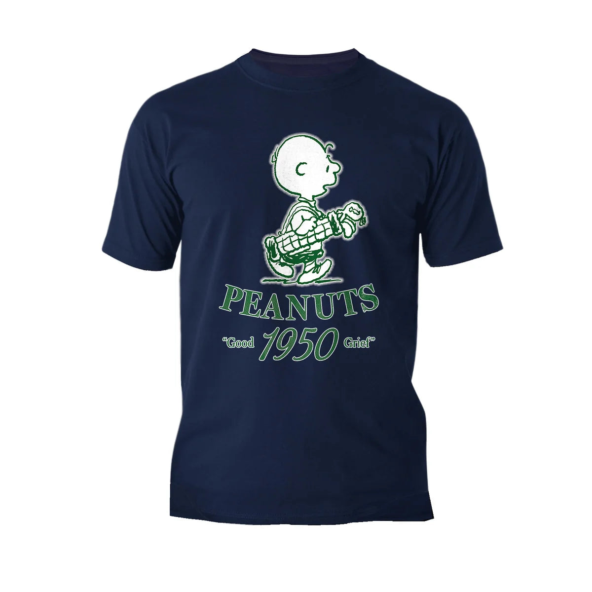 Peanuts Charlie Brown Good Grief Classic Comic Golf Retro Cartoon Official Men's T-Shirt