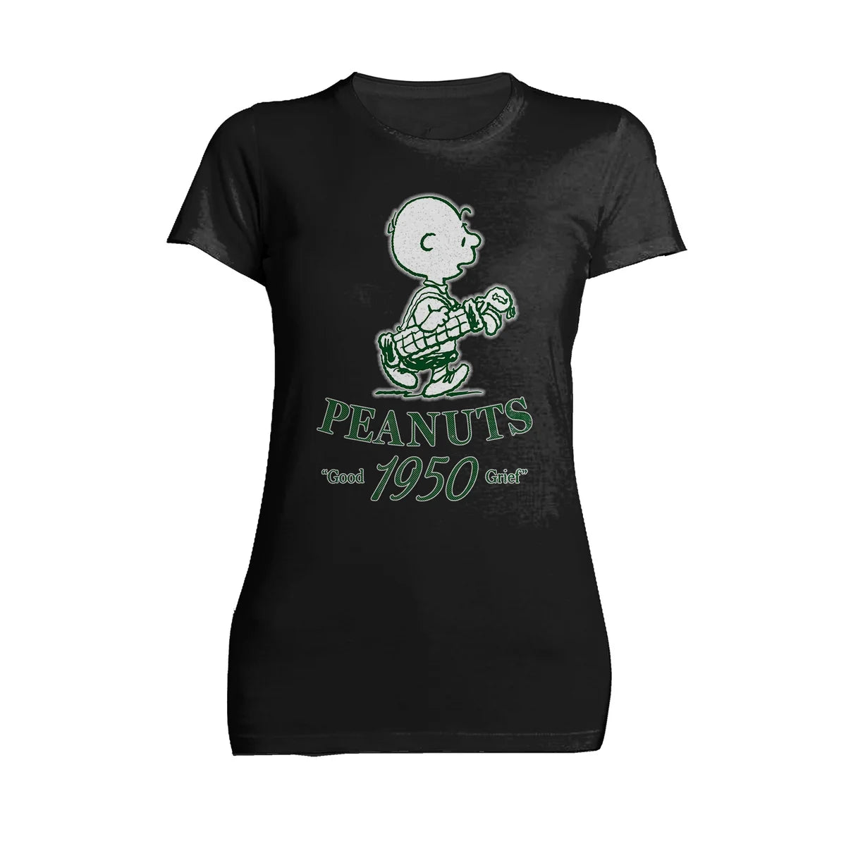 Peanuts Charlie Brown Good Grief Classic Comic Golf Retro Cartoon Official Women's T-Shirt