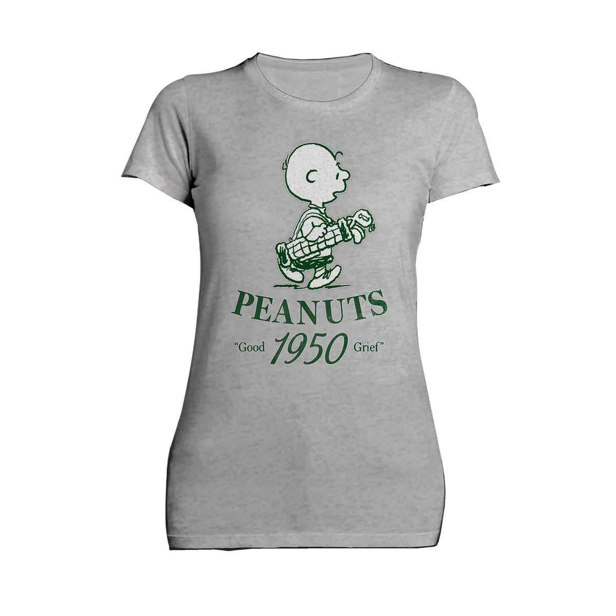 Peanuts Charlie Brown Good Grief Classic Comic Golf Retro Cartoon Official Women's T-Shirt