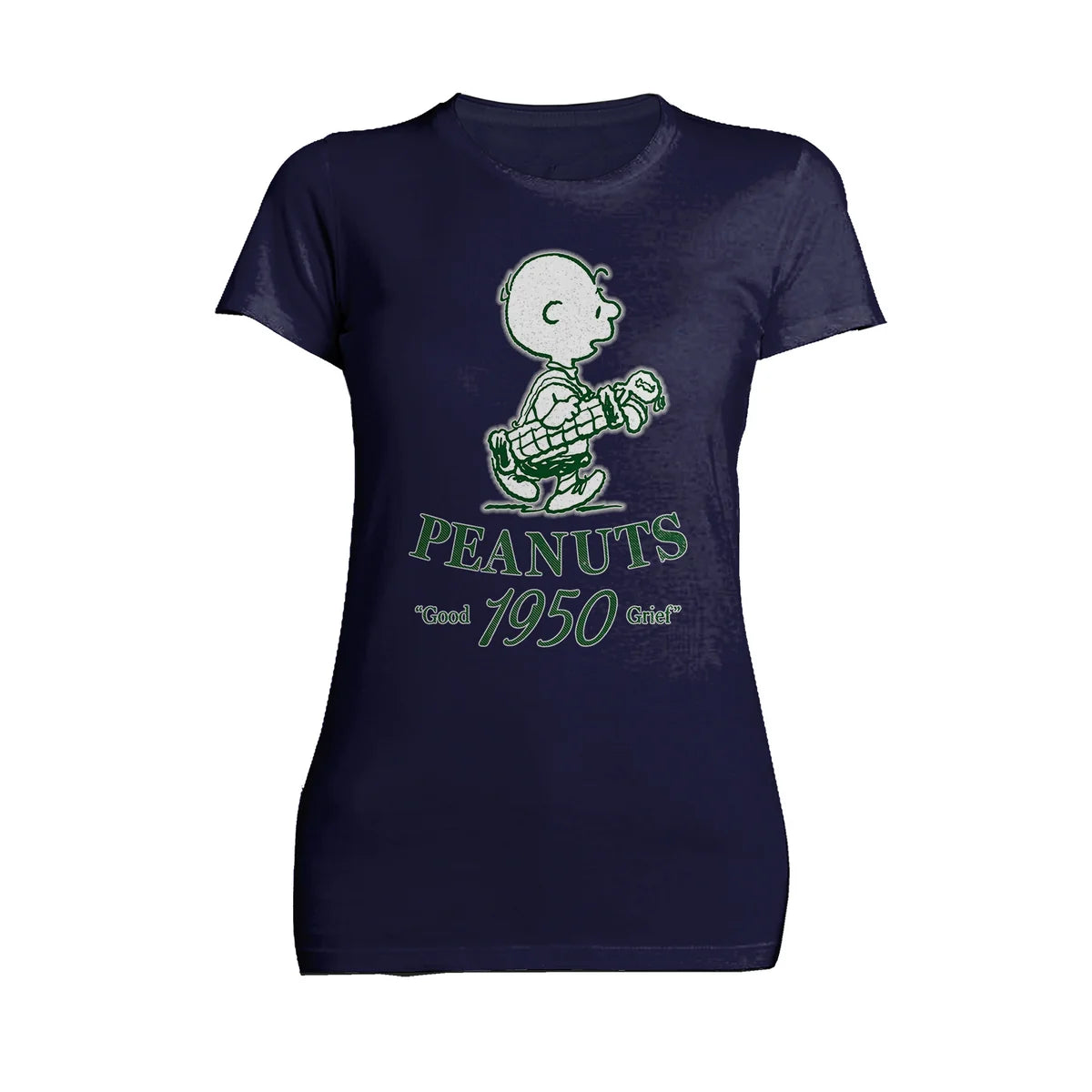 Peanuts Charlie Brown Good Grief Classic Comic Golf Retro Cartoon Official Women's T-Shirt