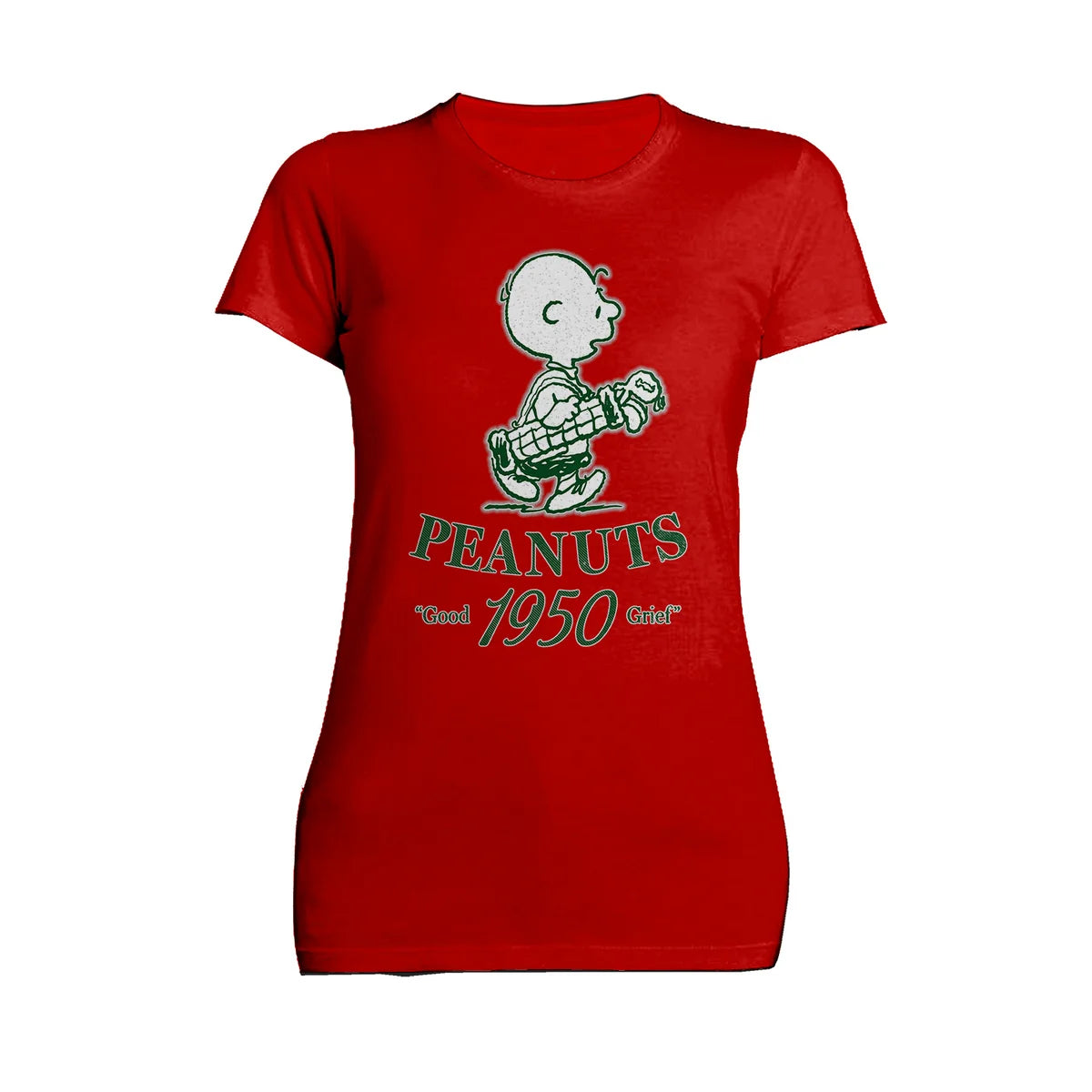 Peanuts Charlie Brown Good Grief Classic Comic Golf Retro Cartoon Official Women's T-Shirt