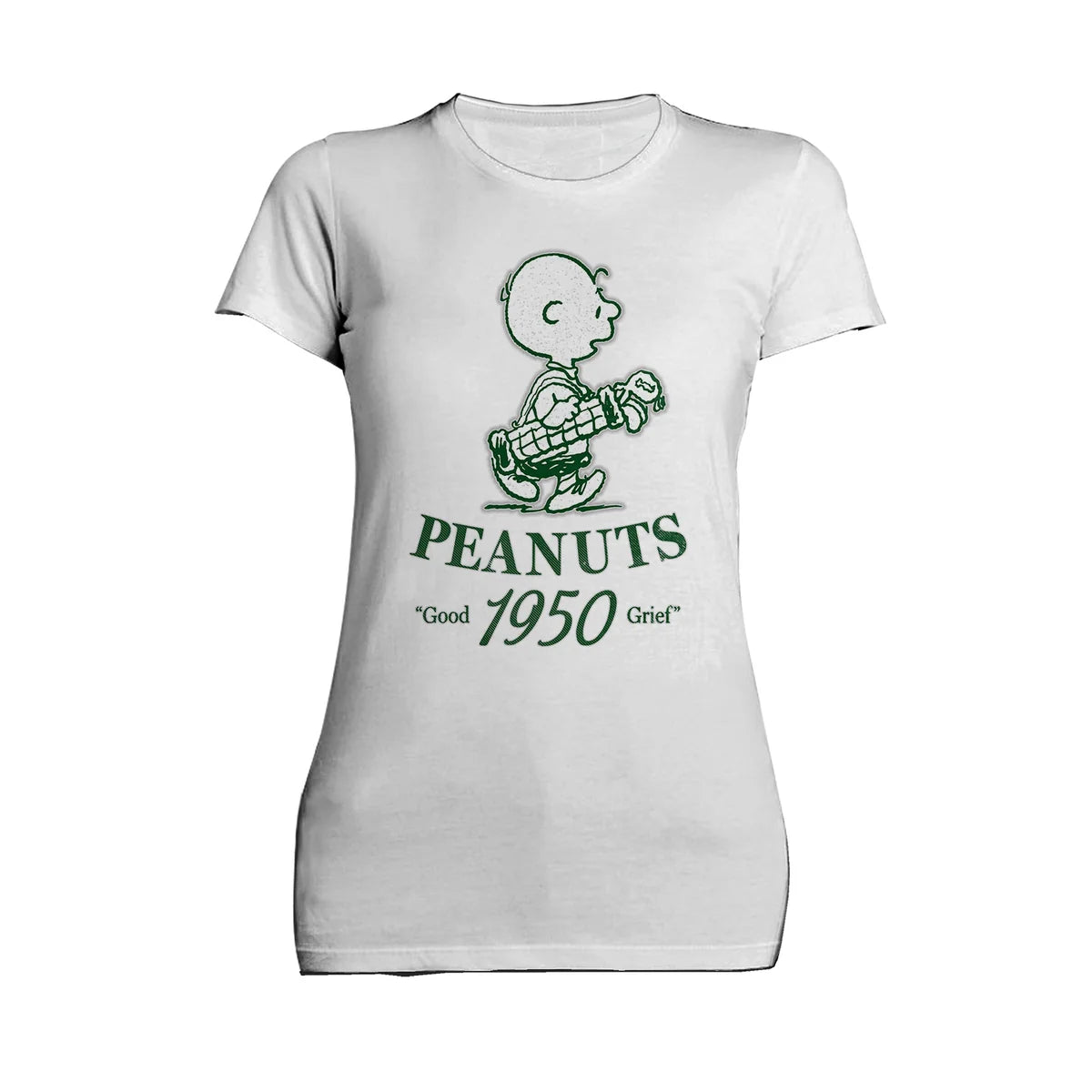 Peanuts Charlie Brown Good Grief Classic Comic Golf Retro Cartoon Official Women's T-Shirt