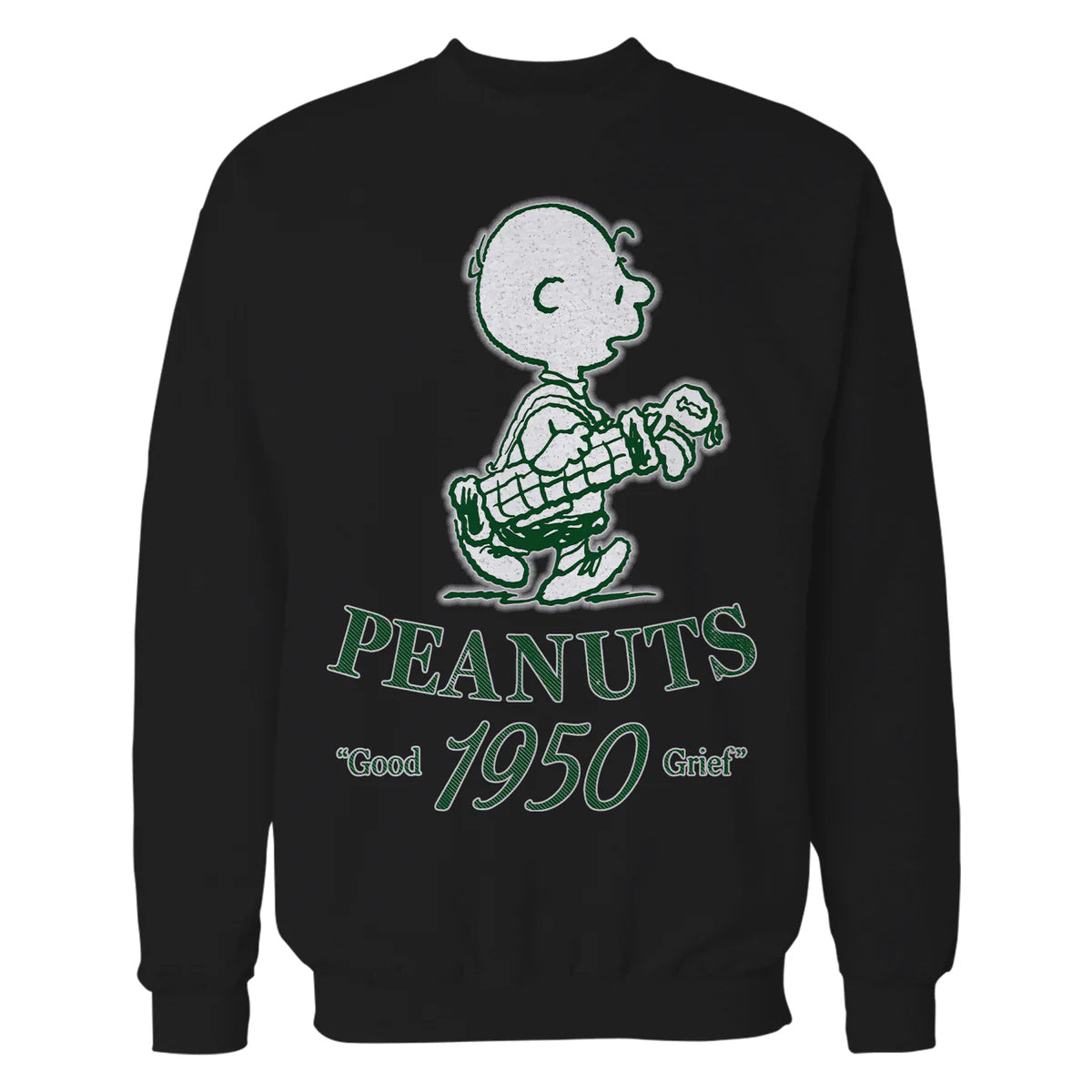 Peanuts Charlie Brown Good Grief Classic Comic Golf Retro Cartoon Official Sweatshirt