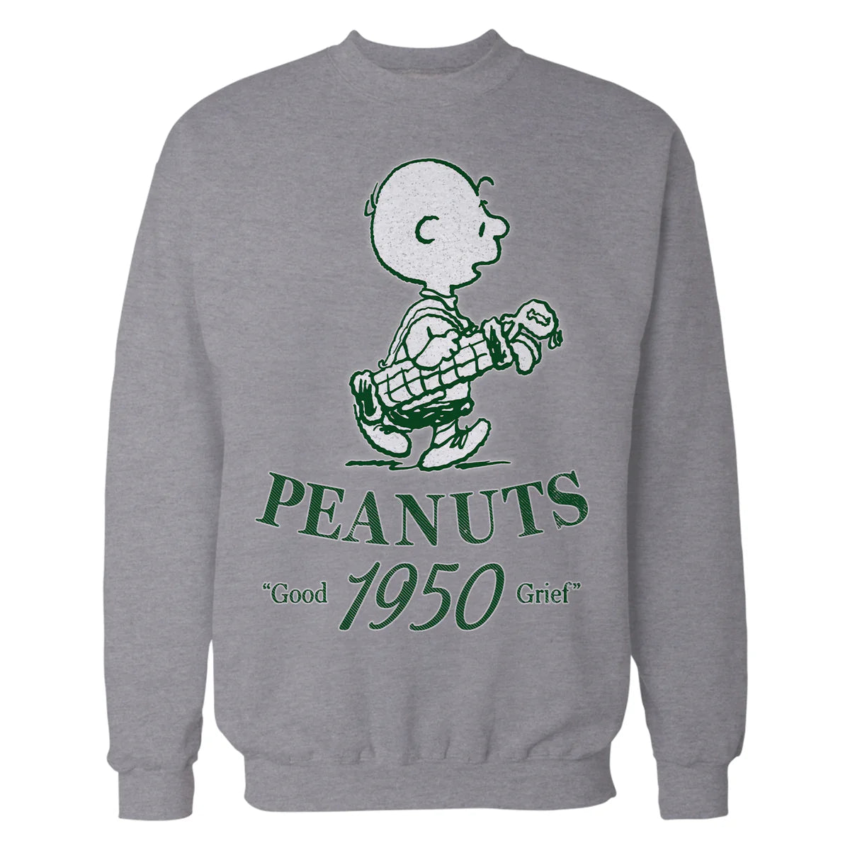 Peanuts Charlie Brown Good Grief Classic Comic Golf Retro Cartoon Official Sweatshirt