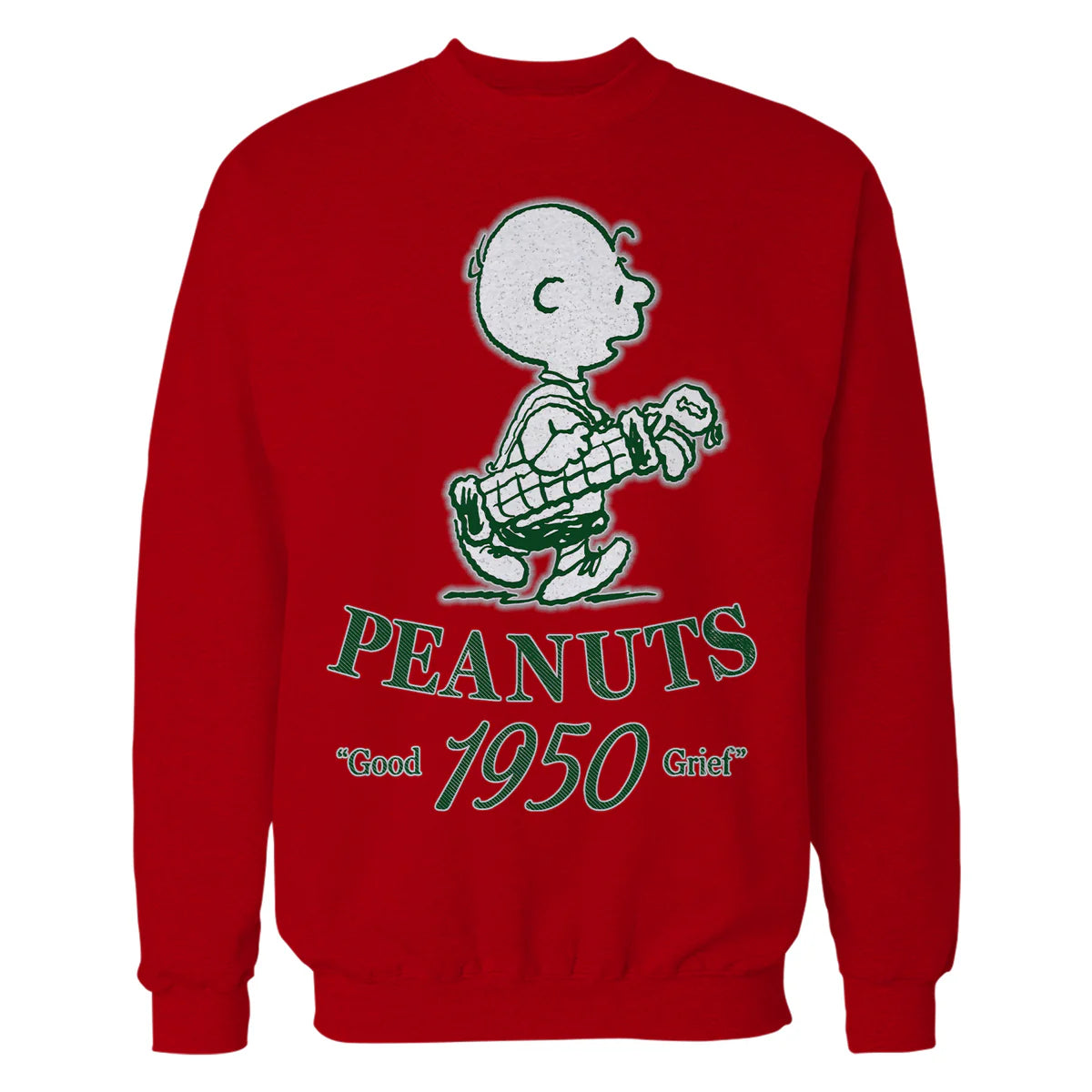 Peanuts Charlie Brown Good Grief Classic Comic Golf Retro Cartoon Official Sweatshirt