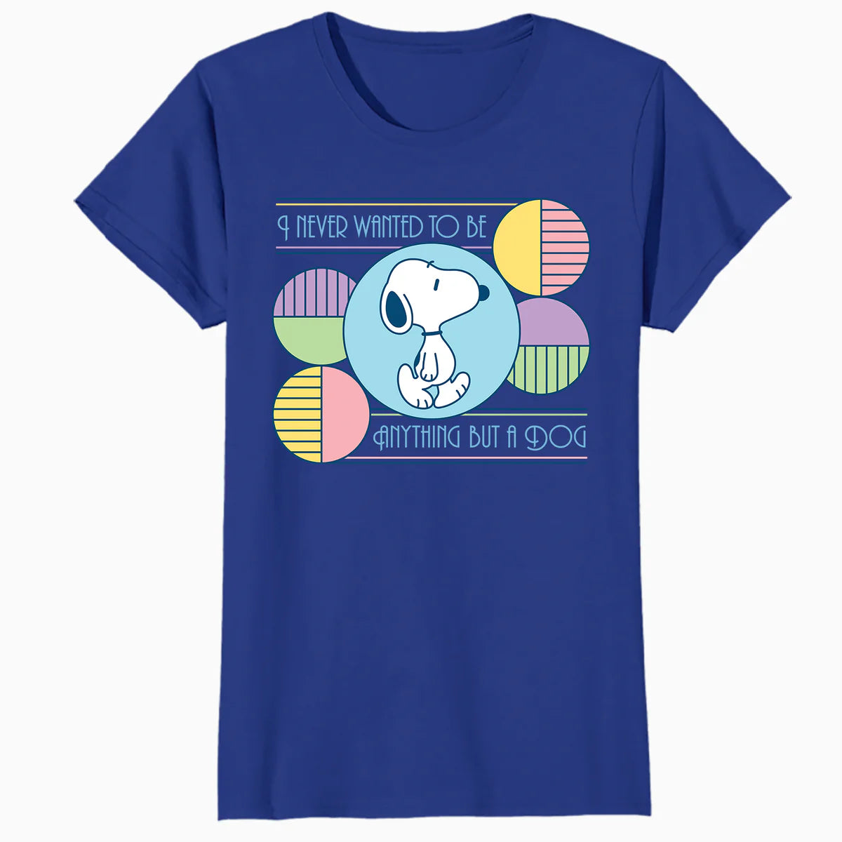 Peanuts Snoopy Art Deco Beagle Defiant Dog Lol Fun Epic Vintage Official Women's T-Shirt