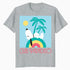 Peanuts Snoopy Art Deco Club Paradiso Summer Palm Beach Fun Retro Official Men's T-Shirt