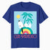 Peanuts Snoopy Art Deco Club Paradiso Summer Palm Beach Fun Retro Official Men's T-Shirt