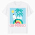 Peanuts Snoopy Art Deco Club Paradiso Summer Palm Beach Fun Retro Official Men's T-Shirt