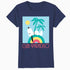 Peanuts Snoopy Art Deco Club Paradiso Summer Palm Beach Fun Retro Official Women's T-Shirt