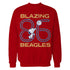 Peanuts Snoopy Basketball Blazing Beagles Team 86 Sport Winner Retro Official Sweatshirt