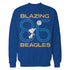 Peanuts Snoopy Basketball Blazing Beagles Team 86 Sport Winner Retro Official Sweatshirt
