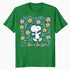 Peanuts Snoopy Good Life Spring Flowers Summer Happy Fun Nature Retro Official Men's T-Shirt