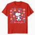 Peanuts Snoopy Good Life Spring Flowers Summer Happy Fun Nature Retro Official Men's T-Shirt